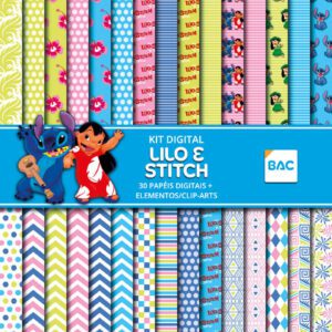 Kit Digital Lilo e Stitch