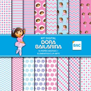 Kit Digital Dora Bailarina