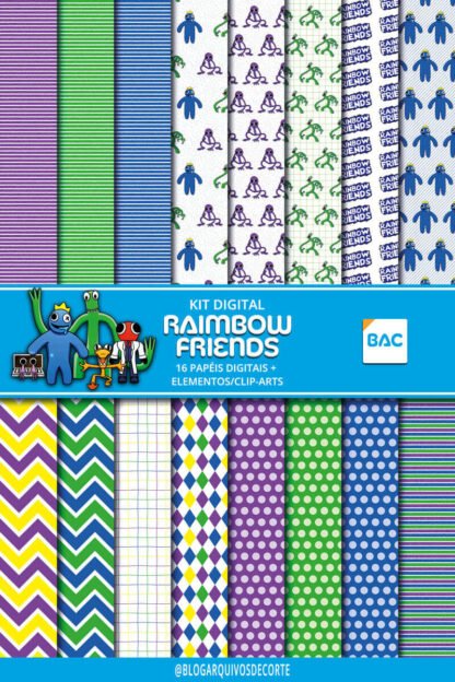 Kit Digital Rainbow Friends