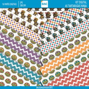 Kit Digital As Tartarugas Ninjas