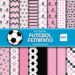 Papéis digitais – Arquivos de Corte Papel digital Futebol Feminino