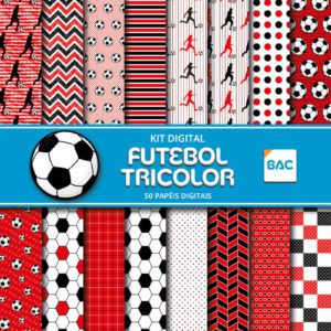 Kit de Papel Digital Tricolor Paulista