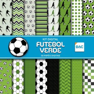 Kit de papel digital de Futebol