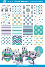 Kit de Papel Digital Everest - Patrulha Canina