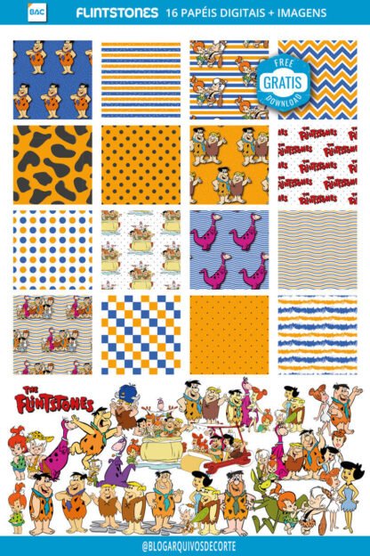 Papel Digital Os Flintstones