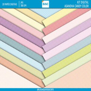 Papel digital CAndy Color Dots