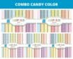 Combo de Papel Digital Candy Color