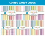 Combo de Papel Digital Candy Color