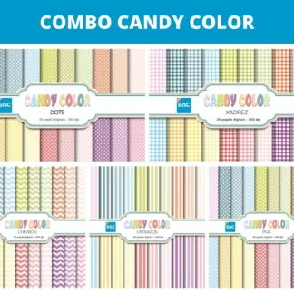 Combo de Papel Digital Candy Color