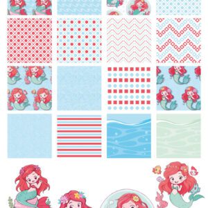 Papel Digital Pequena Sereia