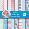 Papel Digital Pequena Sereia