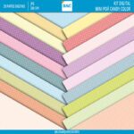 Papel Digital Mini Poá Candy Color