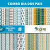 Papéis digitais – Arquivos de Corte combo papel digital dia dos pais