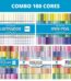 Papéis digitais – Arquivos de Corte Combo de Papel Digital 100 cores