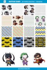 Papel Digital Batman Cute