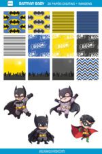 Papel Digital Batman Cute
