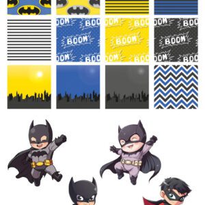 Papel Digital Batman Cute