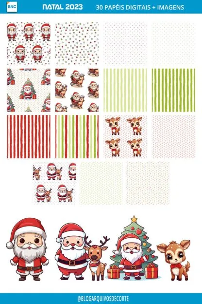 Papel Digital de Natal 2023