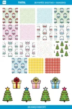Kit Digital de Natal | Estilo Moderno e Divertido