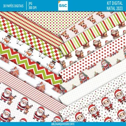 Papel Digital de Natal 2023