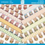 Papel Digital Ursinhos Aventureiros