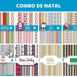 Combo de Papel Digital de Natal