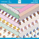 Papel Digital Bubble Guppies
