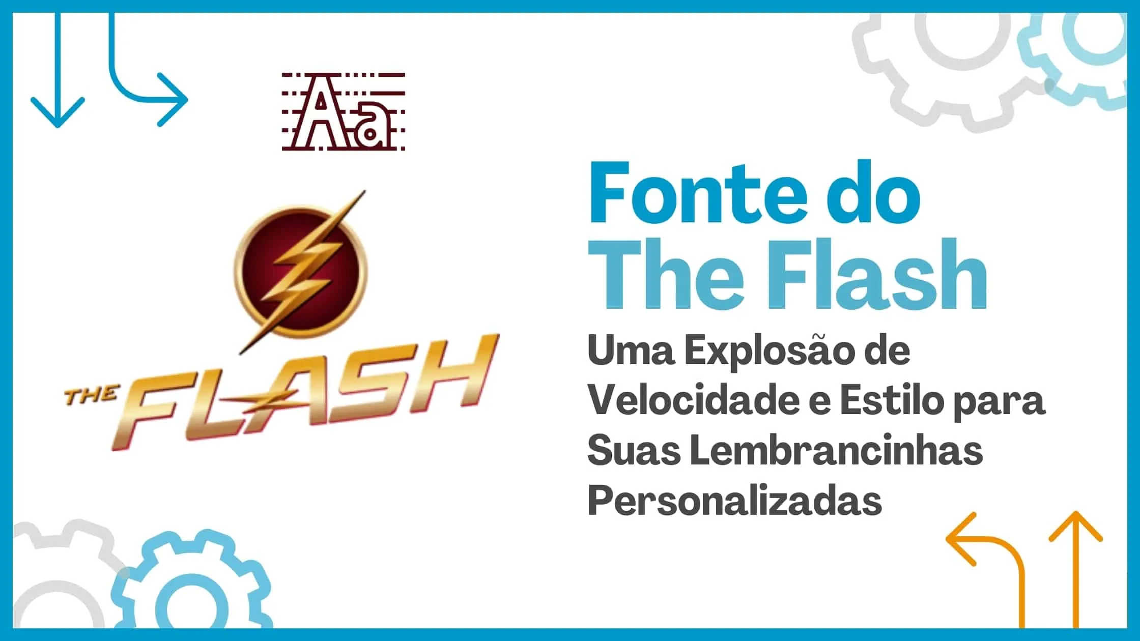 Qual a Fonte do The Flash: Uma Explosão de Velocidade e Estilo para Suas Lembrancinhas Personalizadas Fonte do The Flash