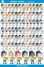 Menina Jogadora de Futebol