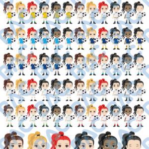 Menina Jogadora de Futebol