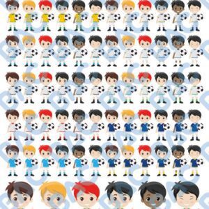 Menino Jogador de Futebol