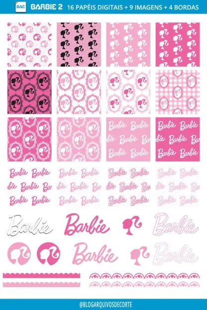 Papel Digital Barbie