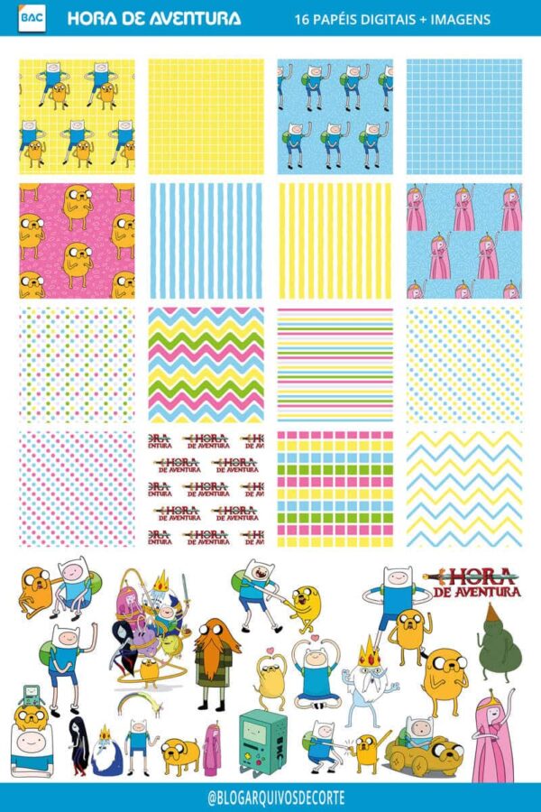 Papel Digital Hora de Aventura