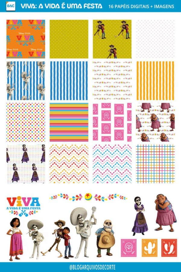 Papel Digital Viva - A vida é uma festa