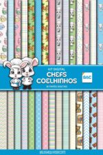 Kit de Papel Digital Chefs Coelhinhos - Páscoa 2024
