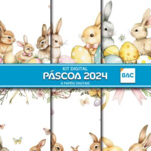 Papel Digital de Páscoa 2024
