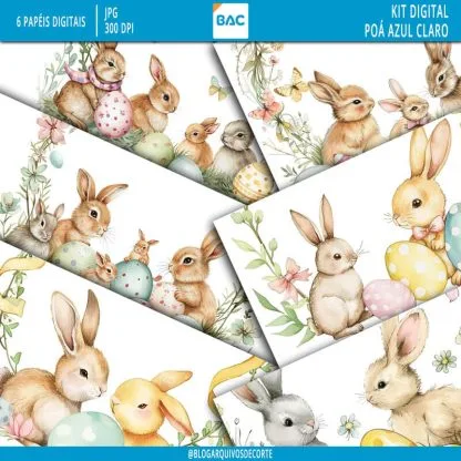 Papel Digital de Páscoa 2024