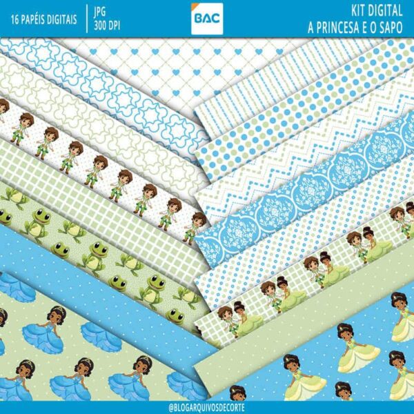 Papel Digital A Princesa e o Sapo