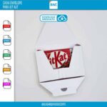Caixa Envelope para Kit Kat