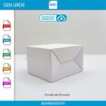 Caixa Lanche com fundo de encaixe