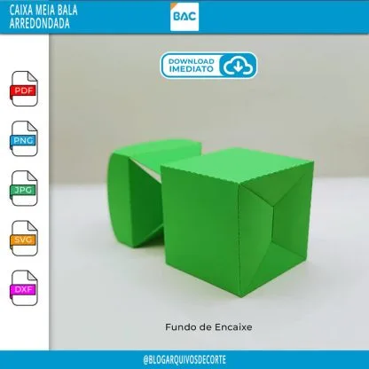 Caixa Meia Bala Arredondada