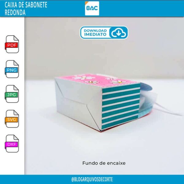 Caixa de Sabonete Redonda