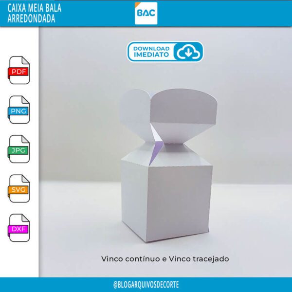 Caixa Meia Bala Arredondada