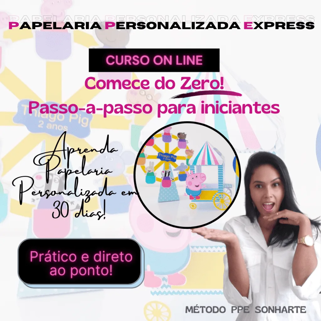 Cursos de Papelaria Personalizada