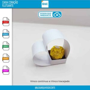 Caixa Coração Flutuante