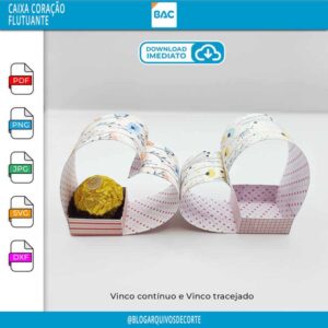 Caixa Coração Flutuante