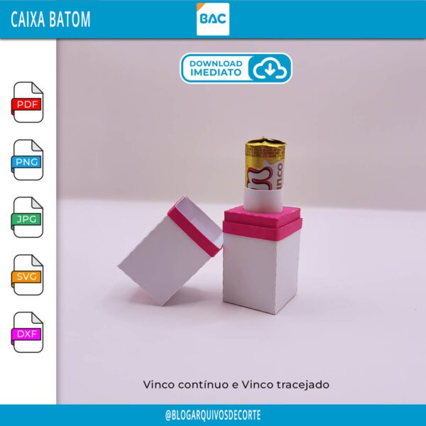 Caixa Batom Maquiagem