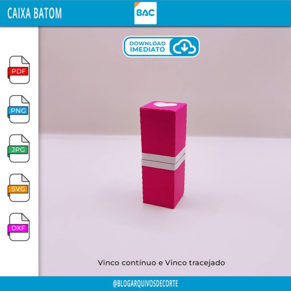 Caixa Batom Maquiagem