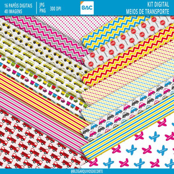 Papel Digital Meios de Transporte