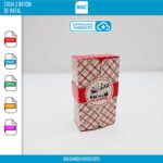 Caixa de Natal para 2 Chocolates Baton